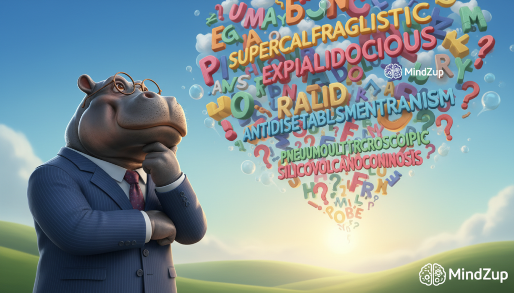 Understanding hippopotomonstrosesquippedaliophobia